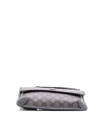 Pre-Owned Gucci Ophidia Flap Belt Bag Gg Coated Canvas with Leather