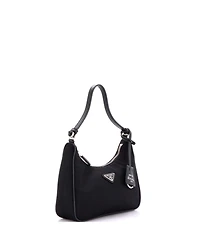 Pre-Owned Prada Mini Re-Edition 2005 Hobo Tessuto with Saffiano Leather