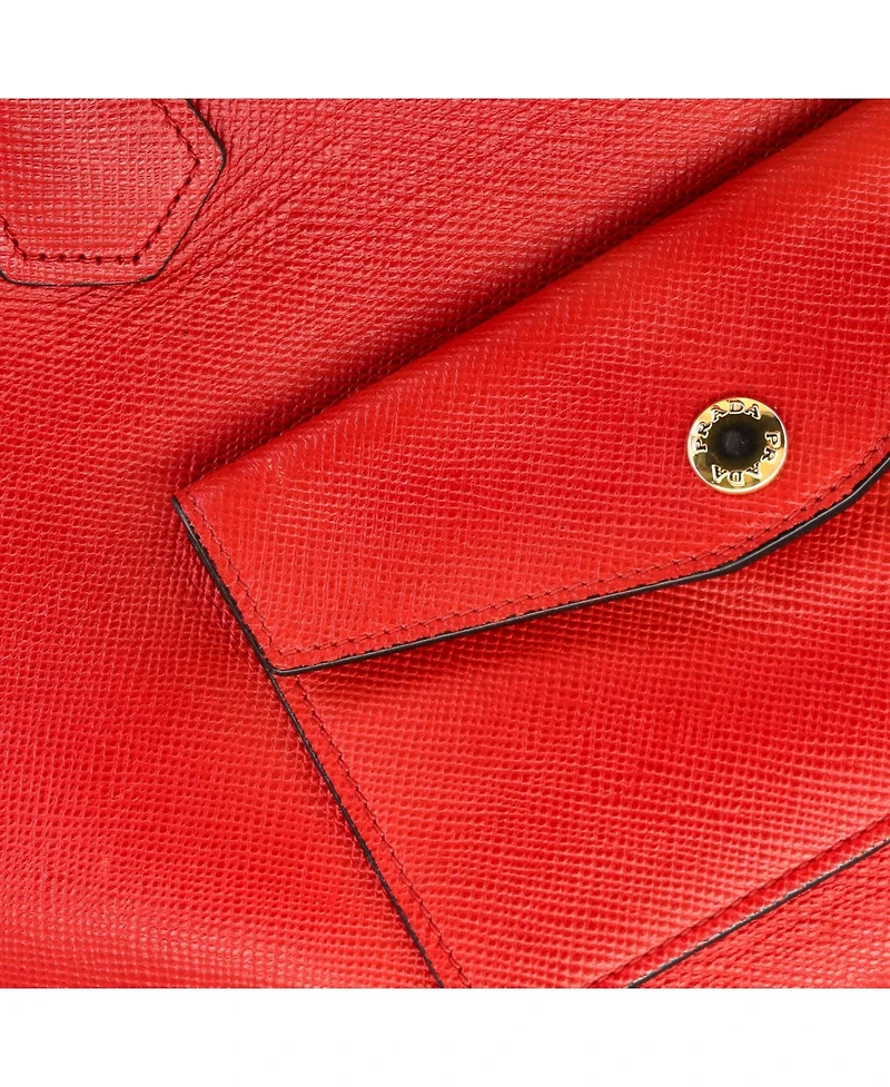 Pre-Owned Prada Front Pocket Convertible Tote Saffiano Leather