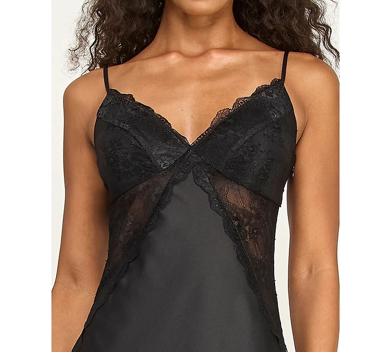Alex & Sophia Juniors' Spaghetti Strap V-Neck Polyester Gown