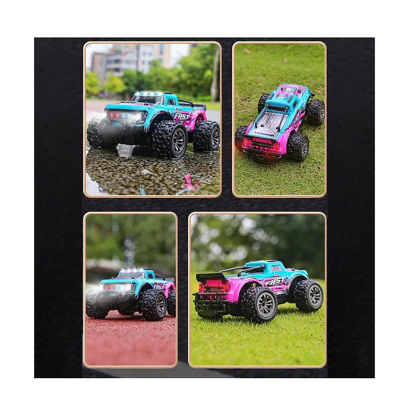 Bruce & Shark 1:20 Scale Rc Off-Road Truck – 2WD with 2 Batteries, 4-Wheel Suspension & 130ft Range