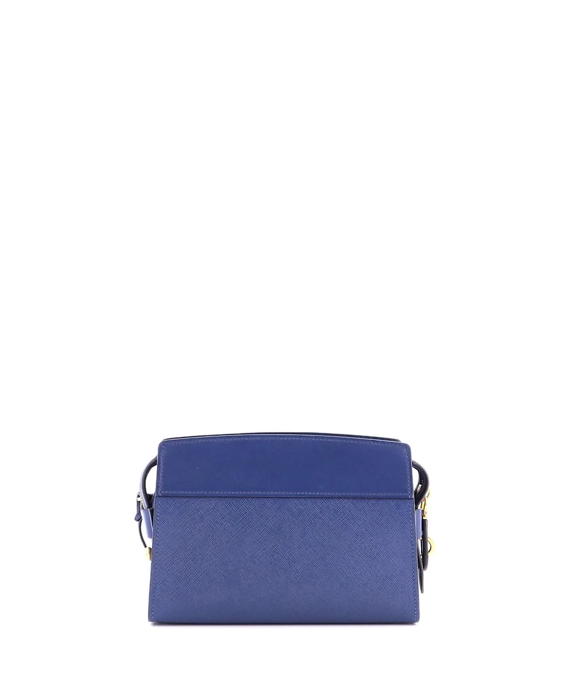 Pre-Owned Prada Small Esplanade Crossbody Bag Saffiano with City Calf
