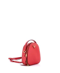 Pre-Owned Prada Mini Odette Zip Backpack Saffiano Leather