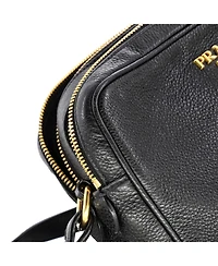 Pre-Owned Prada Double Zip Camera Bag Vitello Daino