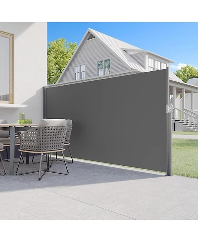 Aecojoy Retractable Side Awning, Double Side Awning