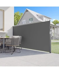 Aecojoy Retractable Side Awning, Double Side Awning