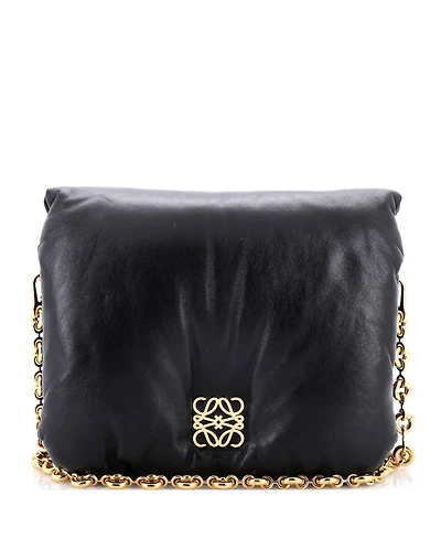 Pre-Owned Loewe Medium Goya Puffer Bag Leather