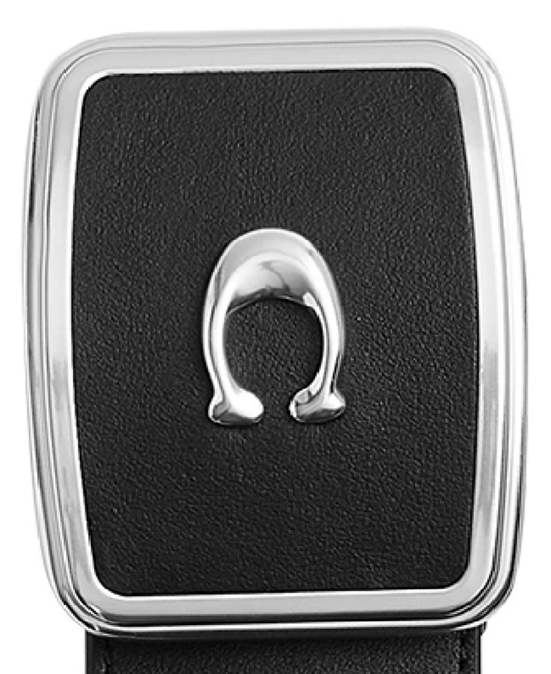 Coach Men's Signature Plaque Belt