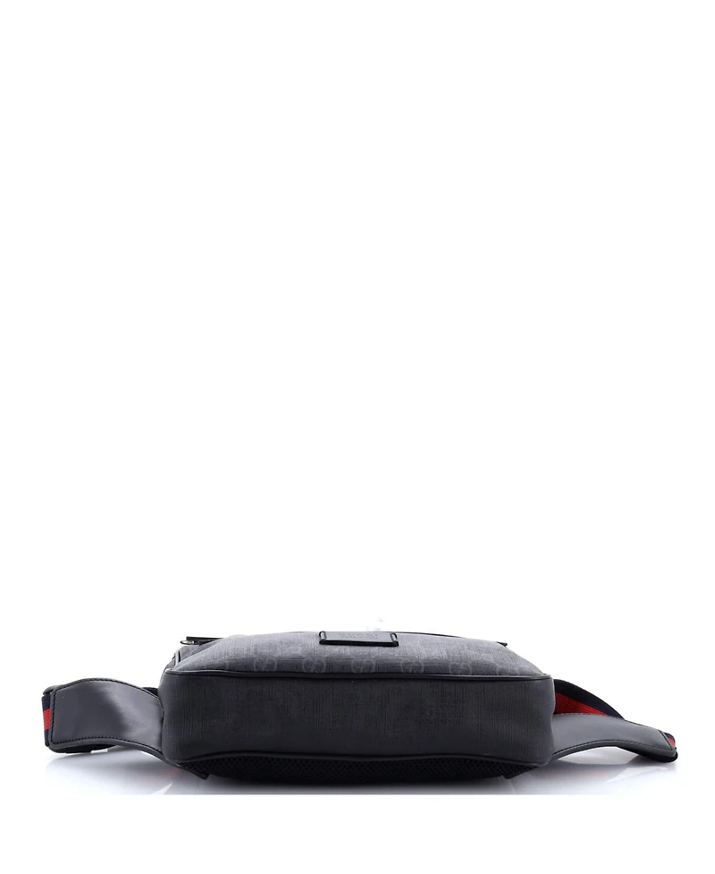 Pre-Owned Gucci Small Soft Zip Belt Bag Gg Coated Canvas