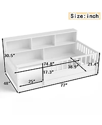 Rainsken Twin Size Montessori Floor Bed