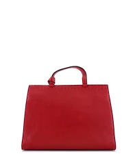 Pre-Owned Gucci Medium Gg Marmont Top Handle Bag Leather