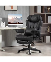 Boyel Living Executive Office Chair for Big and Tall with Lumbar Support Foot Rest