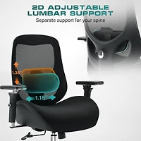 Boyel Living Executive Massage Office Chair with 4 Vibration Points and Heated Recline
