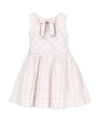 Hope & Henry Little and Big Girls' Organic Stretch Poplin Button Back Party Dress