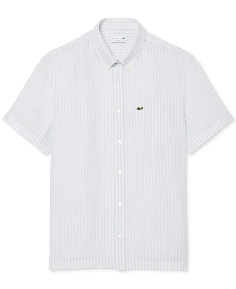 Lacoste Men's Regular-Fit Linen Shirt