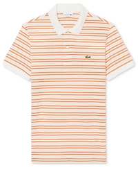Lacoste Men's Classic Fit Striped Pique Polo Shirt