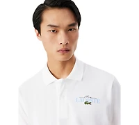 Lacoste Men's Classic-Fit Printed Polo Shirt