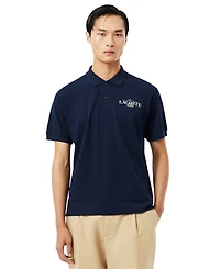 Lacoste Men's Classic-Fit Printed Polo Shirt