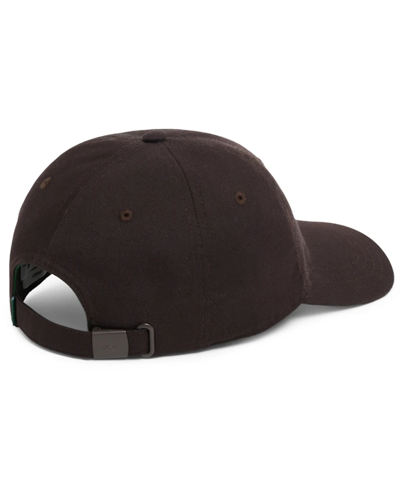 Lacoste Printed Twill 5-Panel Adjustable Hat