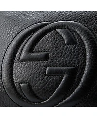 Pre-Owned Gucci Medium Soho Messenger Bag Leather