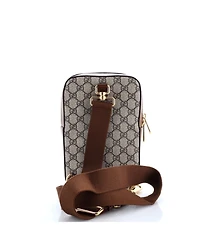 Pre-Owned Gucci Small Interlocking G Patch Sling Bag Gg Coated Canvas