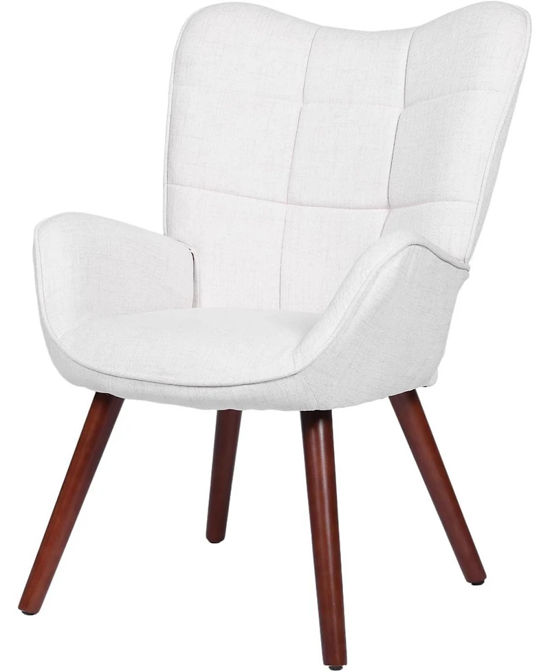 gaomon Modern Upholstered Chairs for Dining Table,Mid Century Faux Leathern Kitchen Chairs with Metal Legs,Farmhouse High Back Dinning Chair