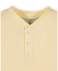 Hope & Henry Toddler Boys and Organic Short Sleeve Henley Tee