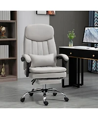 Boyel Living Microfiber Executive Massage Office Chair with Heated Recline