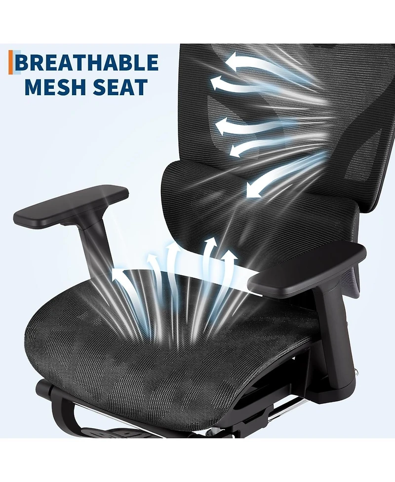 gaomon Ergonomic Office Chair with Breathable Mesh Back, High Back Support, 3D Armrests Provide your feedback on BizChat