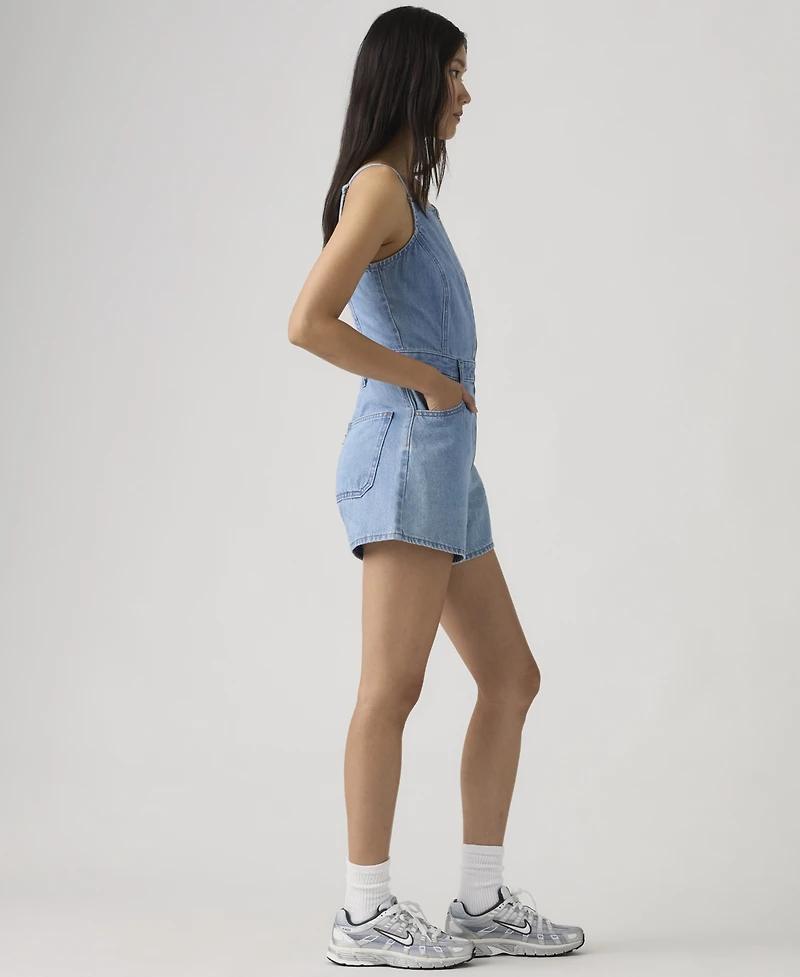 Levi's Women's T2 Square Neck Cotton Romper