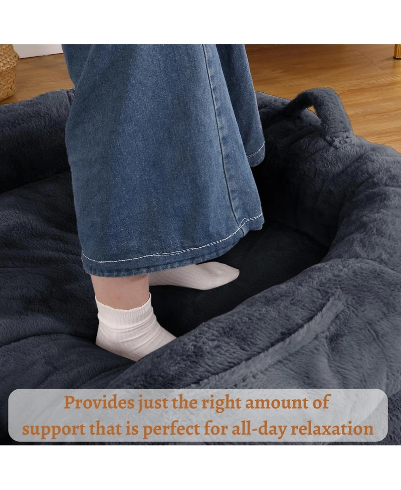 gaomon Human Giant Dog Bed for People Adult, Foldable Lazy Sofa Bed for Men Women and Pets