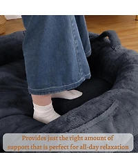 gaomon Human Giant Dog Bed for People Adult, Foldable Lazy Sofa Bed for Men Women and Pets