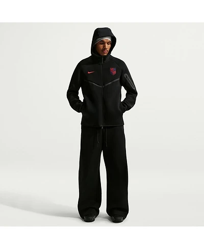 Nike Men's Black Usmnt 2026 Tech Fleece Windrunner Full-Zip Hoodie
