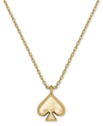 kate Spade new york Gold-Tone Brass Enamel Mini Pendant Necklace