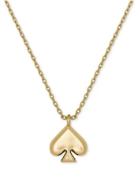 kate Spade new york Gold-Tone Brass Enamel Mini Pendant Necklace