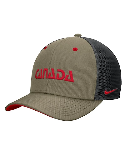 Nike Men's Red Canada Soccer Rise Trucker Hat