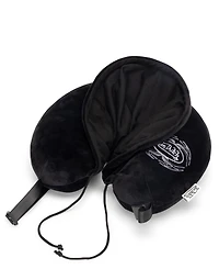 Von Dutch Pinstripe Hooded Memory Foam 11" Travel Neck Pillow