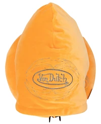 Von Dutch Pinstripe Hooded Memory Foam 11" Travel Neck Pillow