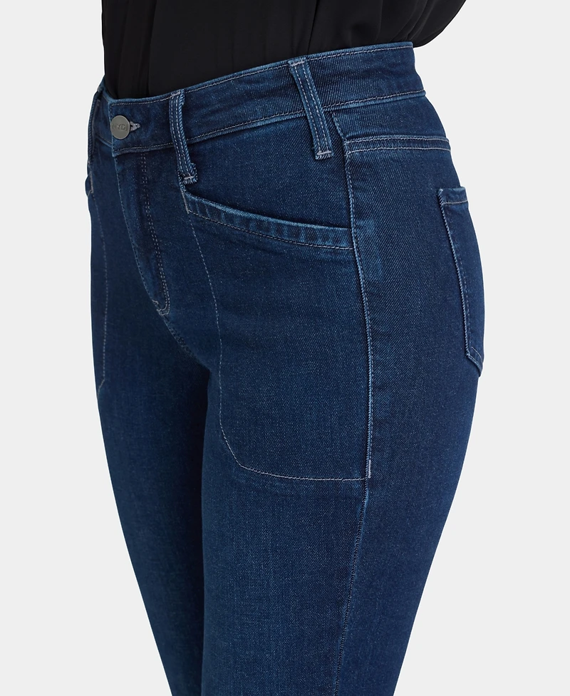 Nydj Petite Sheri Slim with Welt Utility Pockets Jeans