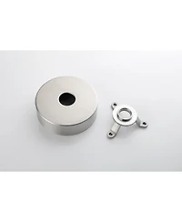 Busdays Floor Mounted Tub Faucet High Flow Freestanding Tub Filler Faucet with Handheld Shower Head and Swivel Spout