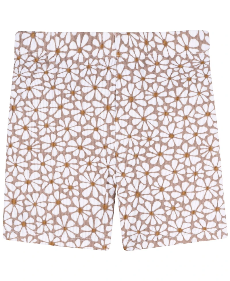 Gerber Baby Girls 3-Piece T-Shirts and Shorts, Usa, 24 Months