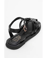 Forever & Always Shoes Women's Andres Leather Sandal