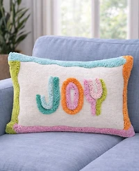 Vibhsa Playful Tufted Joy Lumbar Decorative Pillow, 14" x 20"