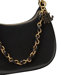 Lauren Ralph Small Leather Shoulder Handbag