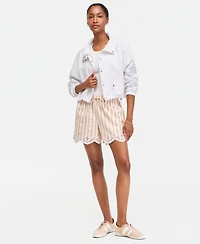On 34th Women's Linen-Blend Utility Jacket , Macy's Exclusive