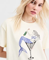 Free People Women's Best Coast Graphic Print Cotton T-Shirt