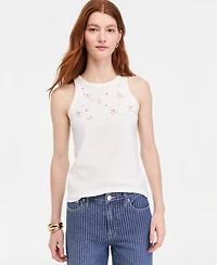 On 34th Women's Seashell-Embellished High-Neck Tank Top, Macy's Exclusive