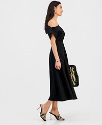 I.n.c. International Concepts Petite Off-Shoulder Maxi Dress, Macy's Exclusive