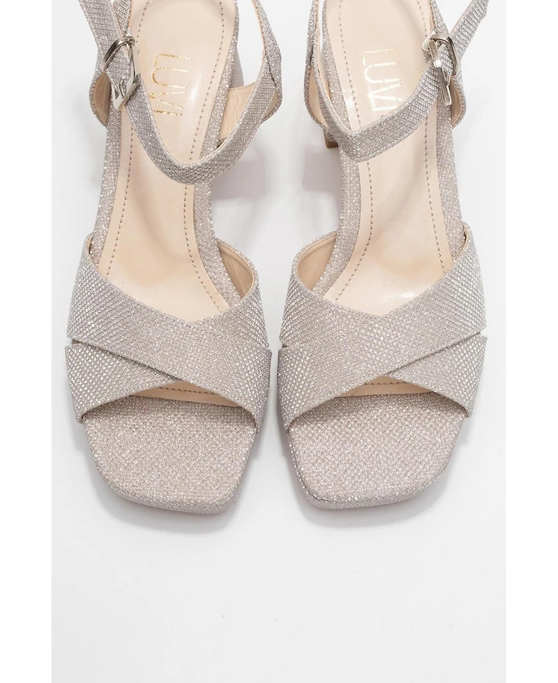 Prologue Shoes Women's Lisbon Platform Block Heel Sandal