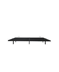 flynama Floating Metal Bed Frame With Led Lights Stable Noise Free No Box Spring